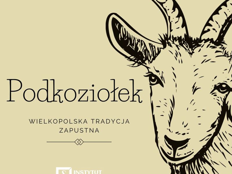 Plakat z rysunkiem koziołka