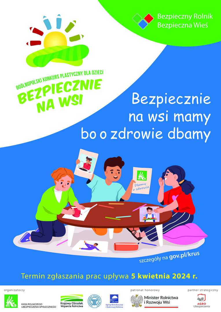 Konkurs plastyczny dla dzieci KRUS