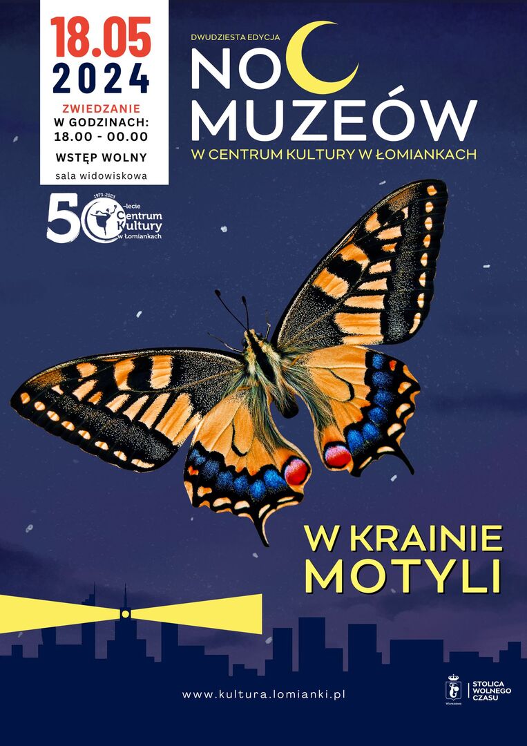 Noc Muzeów 2024: W krainie motyli