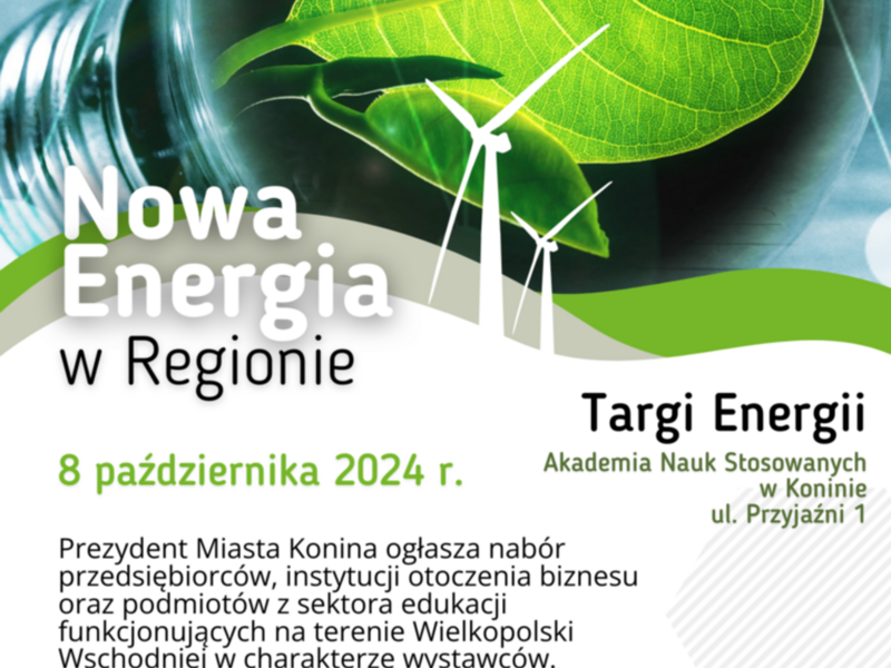 Targi Energii w Koninie, 08.10.2024 r. - Miasto Konin