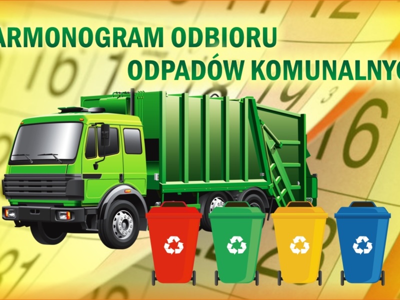 Harmonogram odbioru odpadów komunalnych