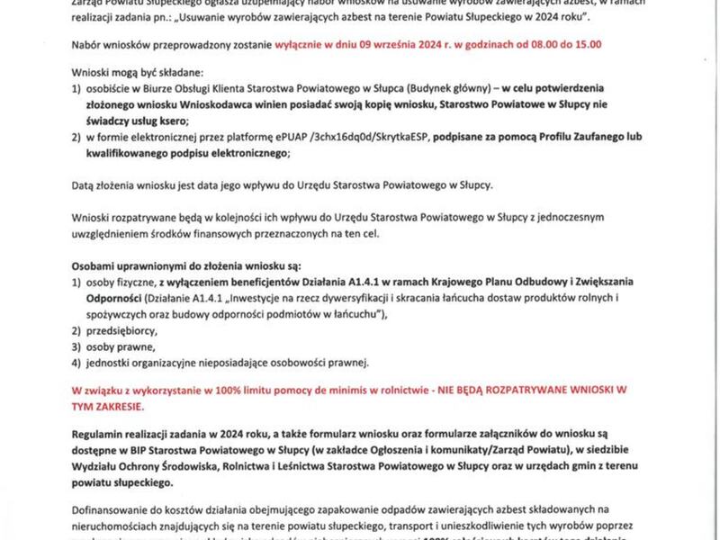 Ogłoszenie