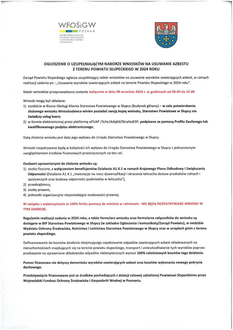 Ogłoszenie