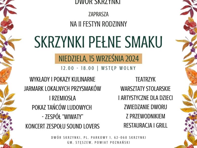 Festyn Rodzinny "Skrzynki pełne smaków"