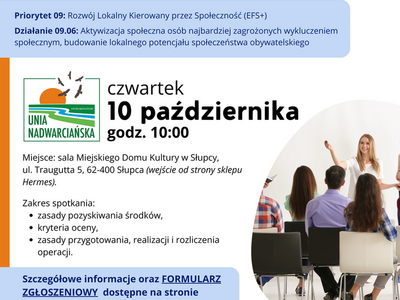 Spotkanie informacyjno - szkoleniowe
