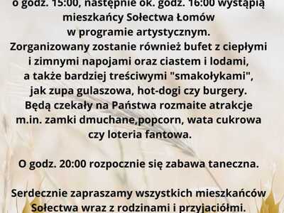 Dożynki Wiejskie w Łomowie