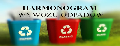 Harmonogram wywozu odpadów komunalnych 2025 r.