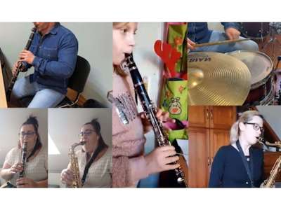 Orchowski Zespół Instrumentalny w utworze : " Panie, dobry jak chleb."