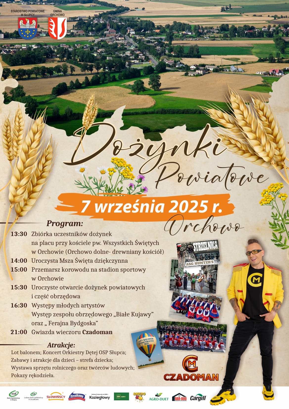 Dożynki Powiatowe w Gminie Orchowo - 7 września 2025 r.