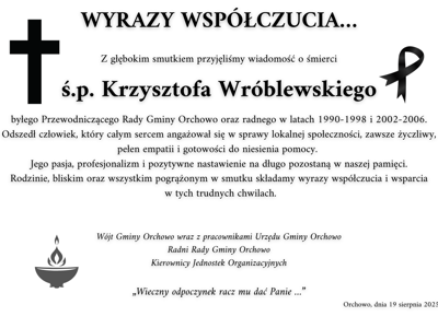 Ś.P. Krzysztof Wróblewski