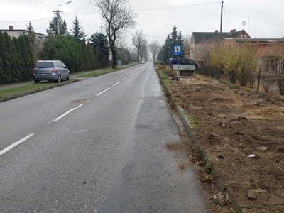 Remont chodników na ul. Wyzwolenia w Orchowie 2023 r.