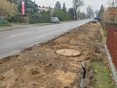 Remont chodników na ul. Wyzwolenia w Orchowie 2023 r.