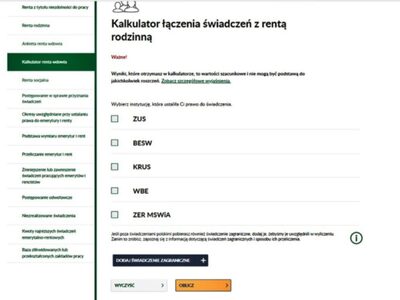 renta wdowia