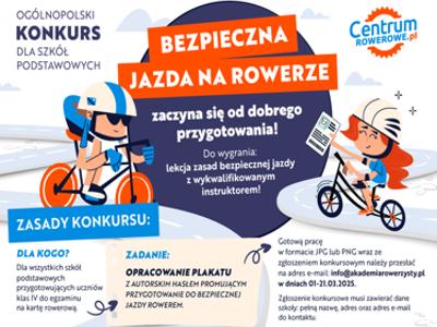 logo konkursu Akademia Bezpiecznego Rowerzysty