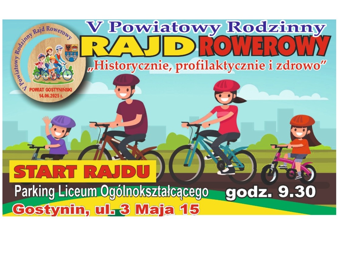 V Powiatowy Rodzinny Rajd Rowerowy -  logo