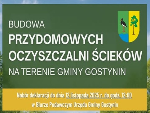 plakat - przydomowe oczyszczalnie ścieków