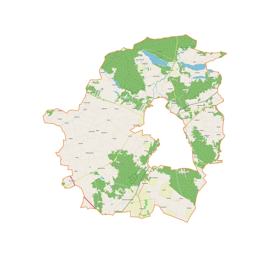 zdjęcie - mapa Gminy Gostynin