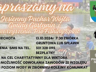Plakat - Jesienny Puchar Wójta Gminy Gostynin