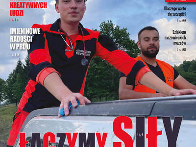 Strona tytułowa miesięcznika "Mazowsze. Serce Polski"