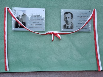 Odsłonięcie tablicy upamiętniające wybitnych lekarzy