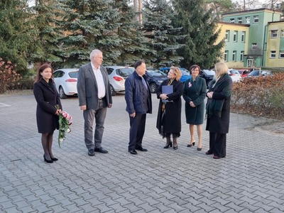 Odsłonięcie tablicy upamiętniające wybitnych lekarzy
