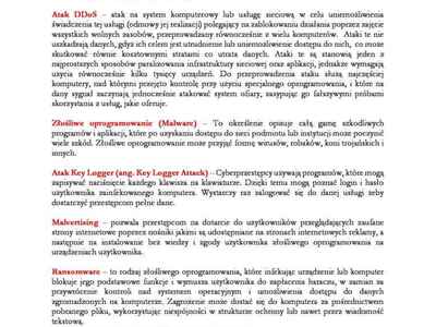Cyberbezpieczeństwo słowniczek pojęć