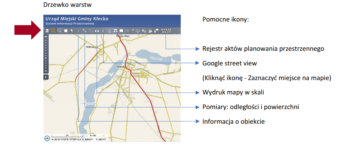 Drzewko warstw grafika informacyjna