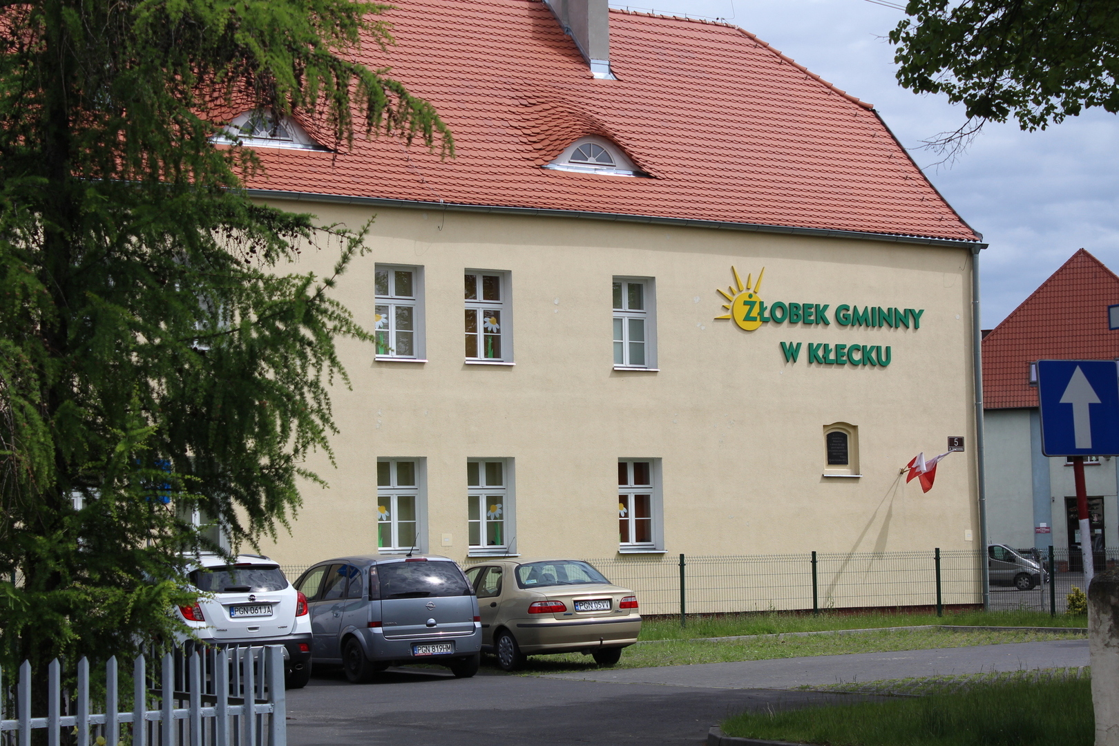 Zdjęcie przedstawiające gmach kłeckiego żłobka