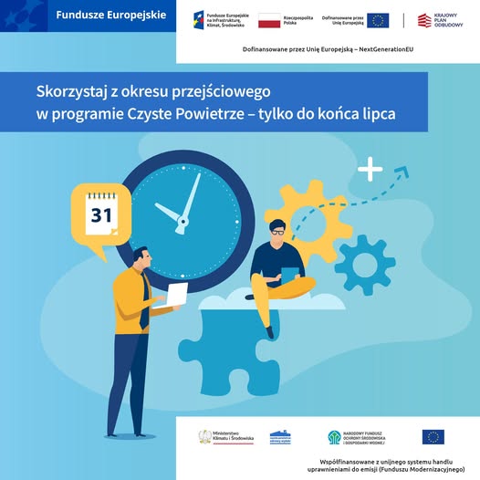 Ostatni dzwonek! Skorzystaj z okresu przejściowego w programie Czyste Powietrze – tylko do końca lipca