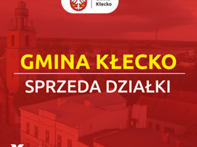 Grafika ogłoszenie sprzedaz działek gminnych