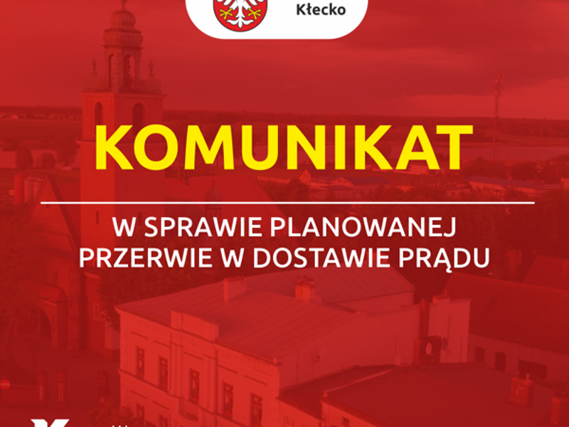Planowa przerwa w dostawie prądu