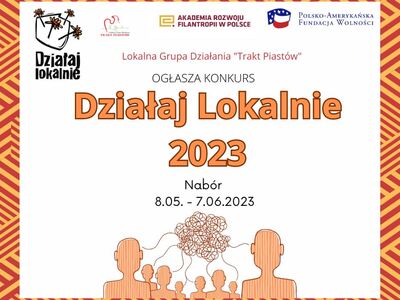 plakat programu działaj lokalnie