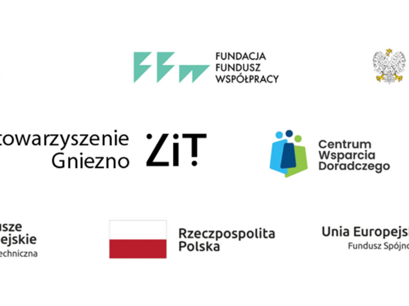 Logotypy organizatorów i instytucji finansujących spotkanie ZIT w Kłecku