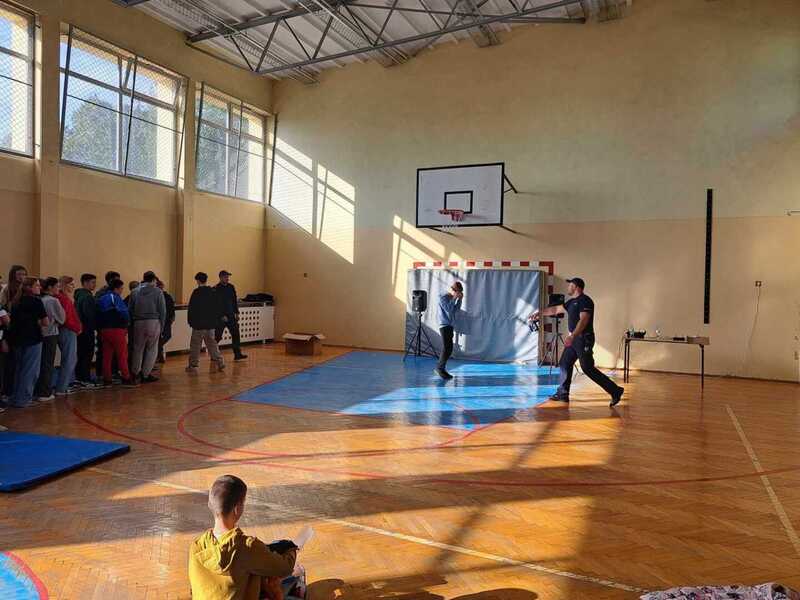 Szkolenie prewencyjne w szkole podstawowej w Kłecku