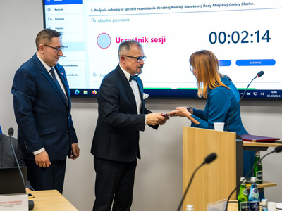 Przyjęcie herbu Gminy Kłecko 1 marca 2024