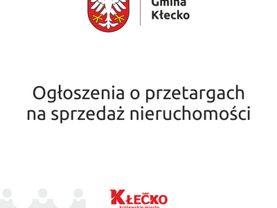 ogłoszenie o przetargach na sprzedaż nieruchomości