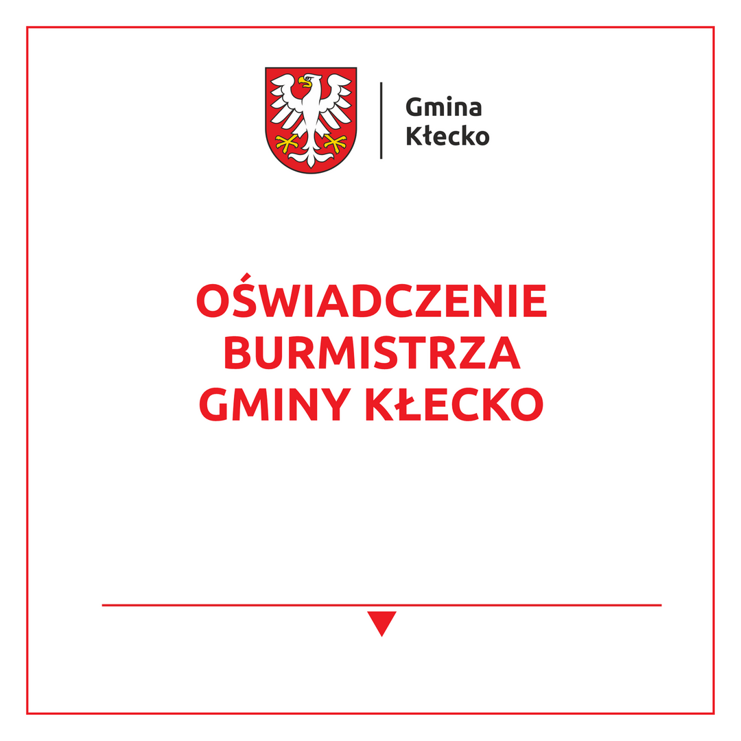 Oświadczenie burmistrza