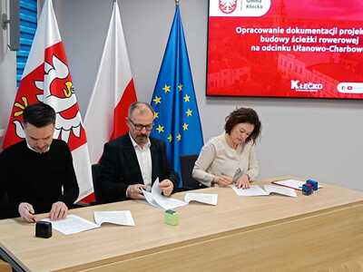 Dokumentacja techniczna na kolejne ścieżki rowerowe w przygotowaniu - podpisanie umowy