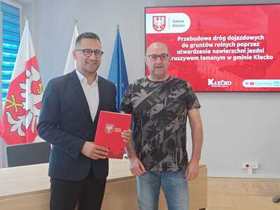 Umowa na modernizację dróg dojazdowych do gruntów rolnych podpisana...