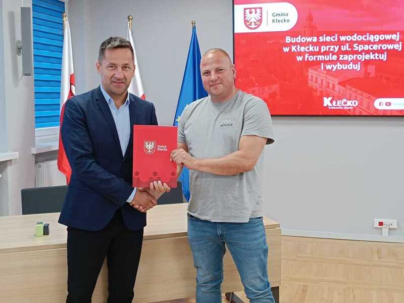 Podpisanie na rozbudowę sieci wodociągowej