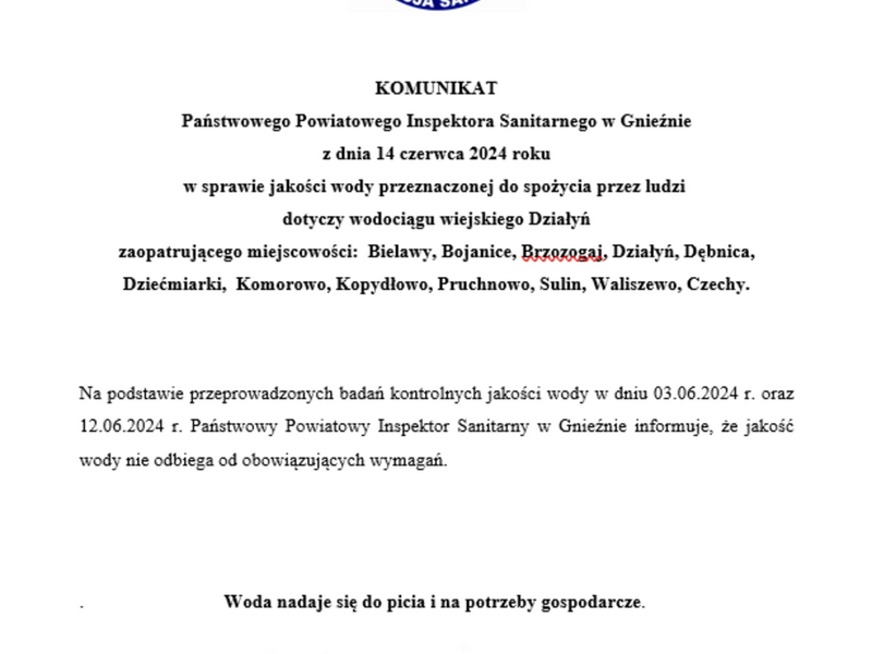 Państwowego Powiatowego Inspektora Sanitarnego w Gnieźnie