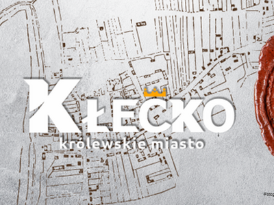 Grafika Kłecko królewskie miasto z XVI wieczną pieczęcią