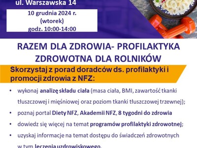plakat Razem Dla Zdrowia
