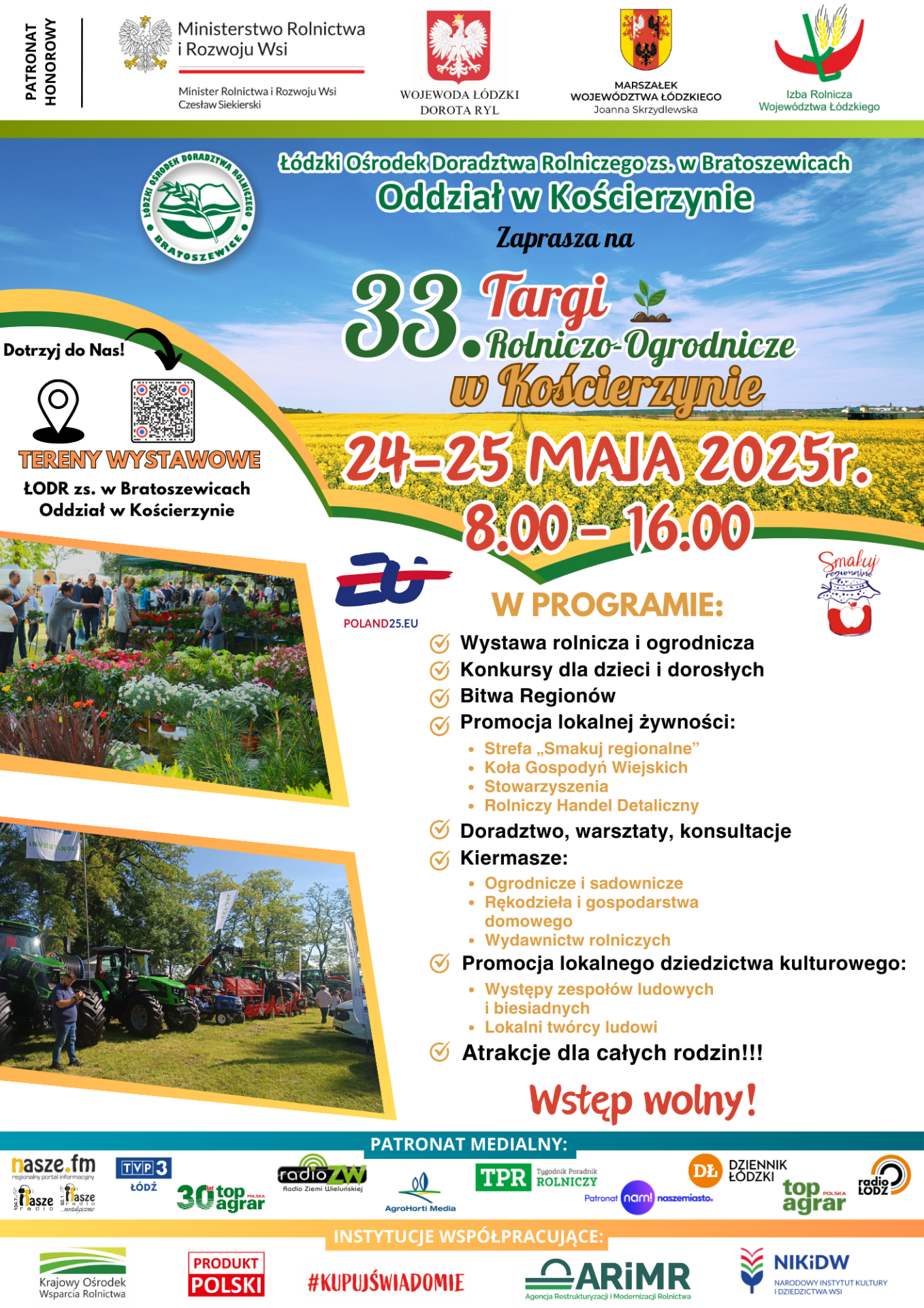 Plakat TARGI MAJ 2025