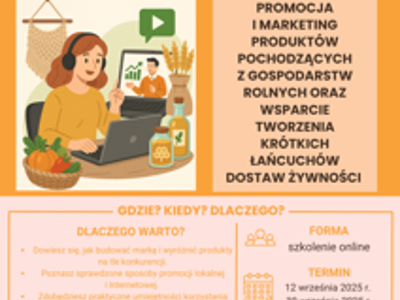 Plakat - SZKOLENIE ONLINE