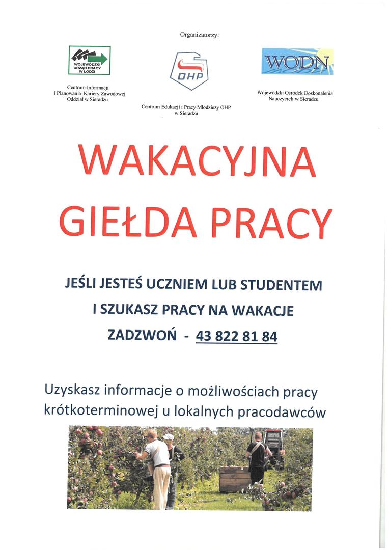 wakacyjna giełda pracy