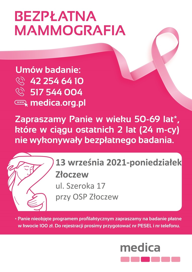 Bezpłatna mammografia