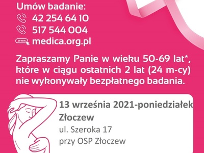 Bezpłatna mammografia