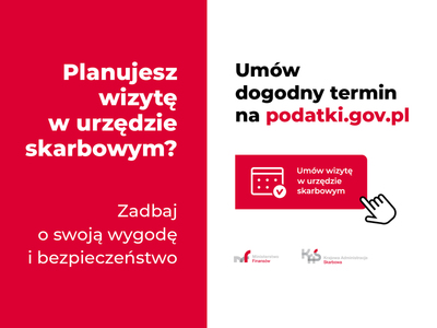 Umów wizytę w urzędzie skarbowym