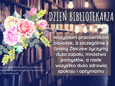 Dzień Bibliotekarza i Bibliotek.